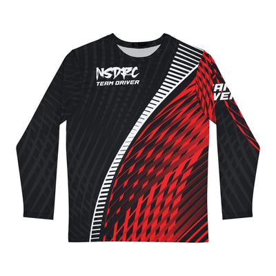 Red pattern Long Sleeve Shirt clean