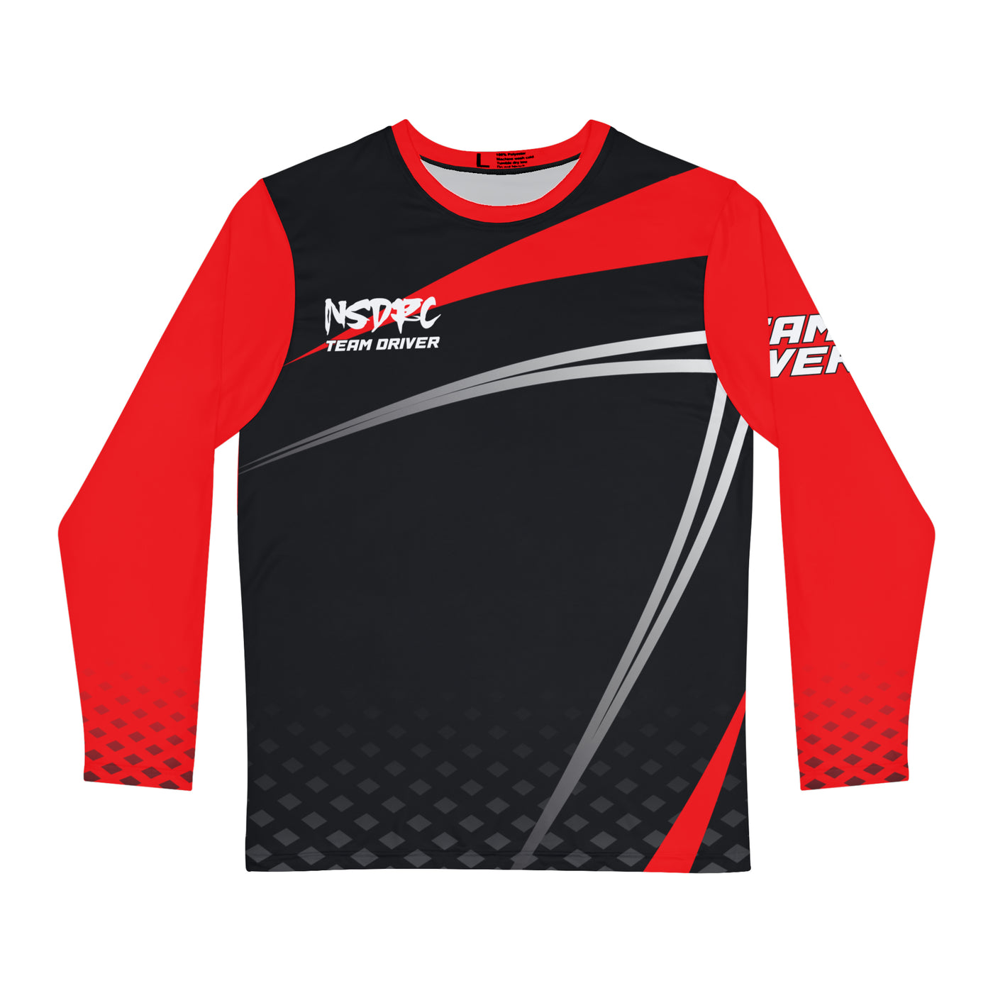 Red black grey pattern Long Sleeve Shirt Class 3