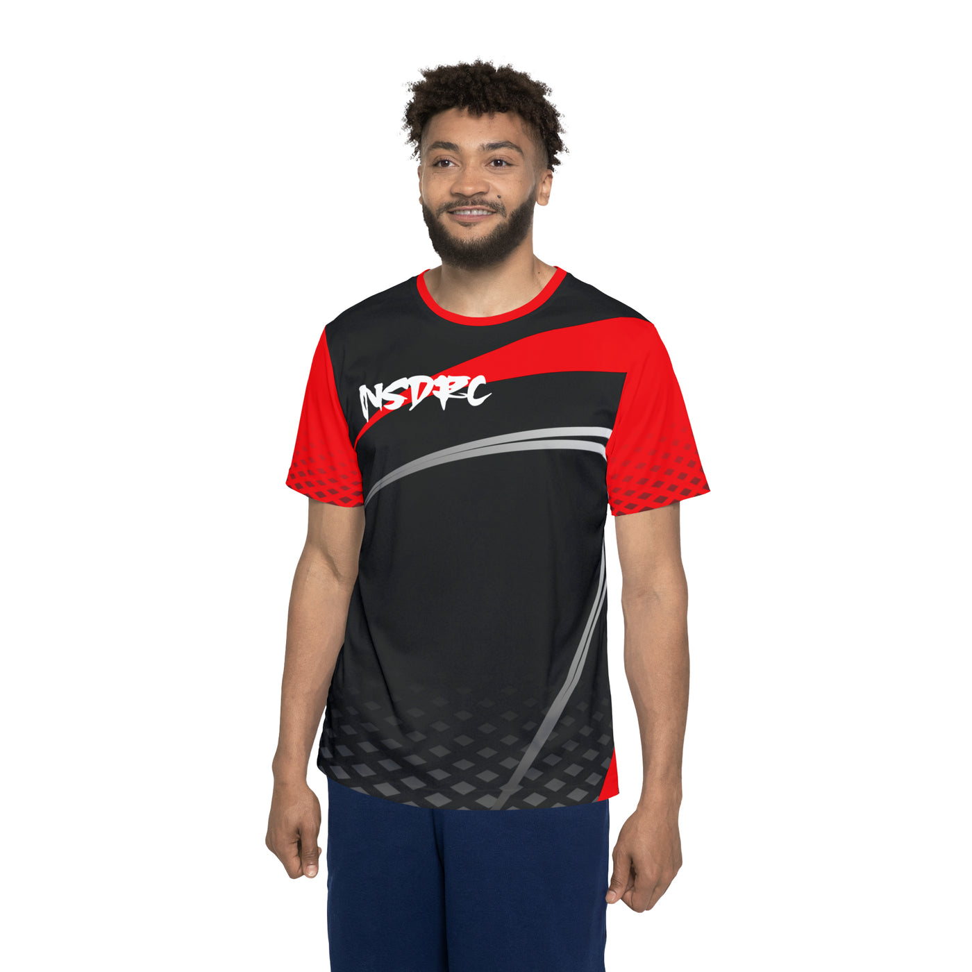Men's Sports Jersey Red black grey Bouncer