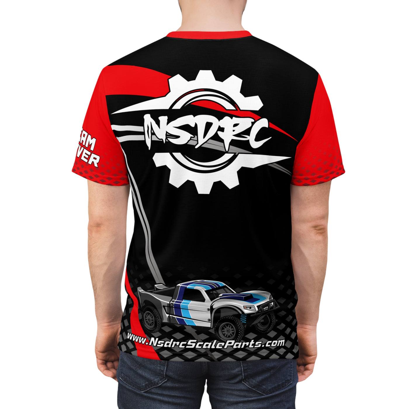 Red Black grey pattern T-Shirt 1/5 Losi TD