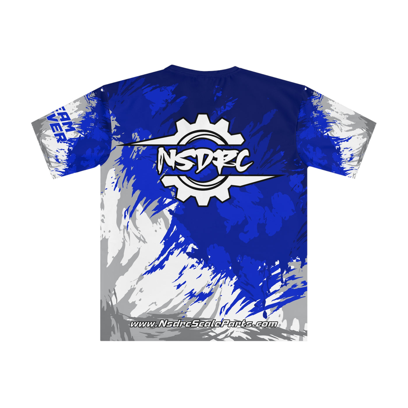 Blue pattern Loose Fit T-Shirt (Jersey Like) clean