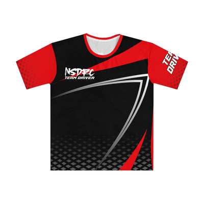 Red Black grey pattern Loose Fit T-Shirt (Jersey Like) Class 3