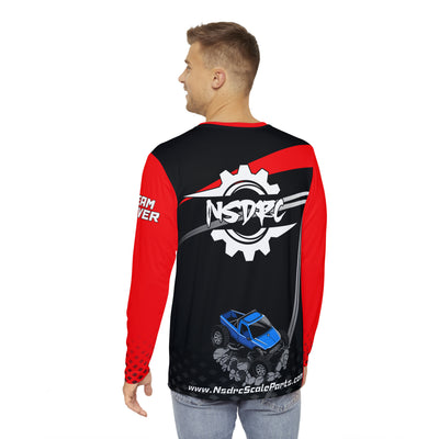 Red black grey pattern Long Sleeve Shirt Class 2