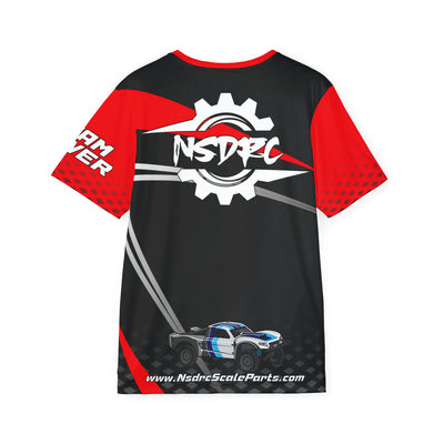 Men's Sports Jersey Red black grey 1/5 Losi