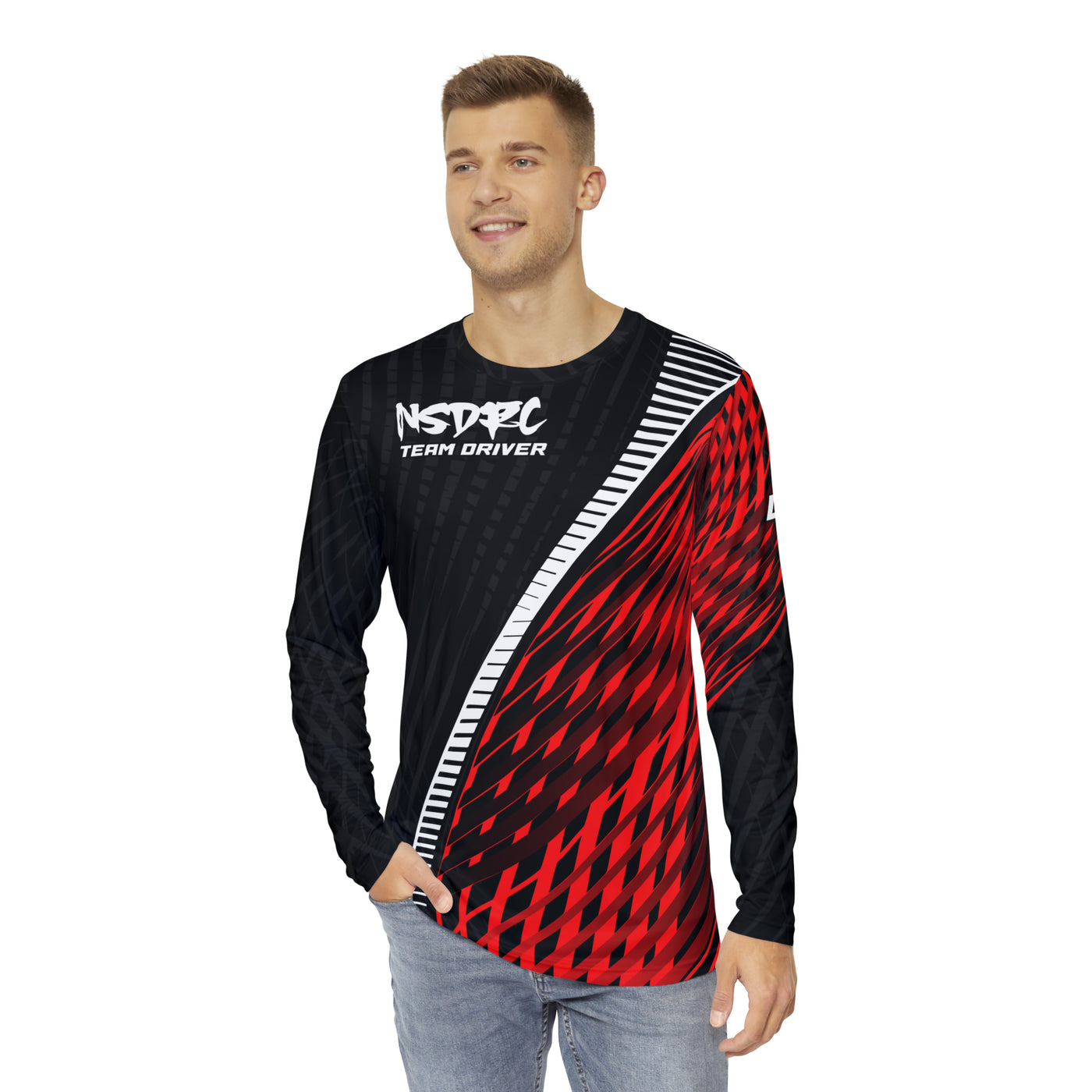 Red pattern Long Sleeve Shirt Class 2