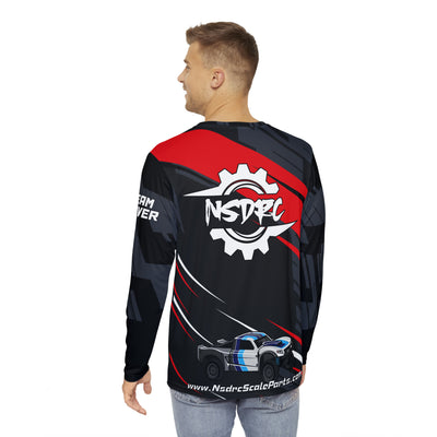 Red stripe pattern Long Sleeve Shirt 1/5 Losi