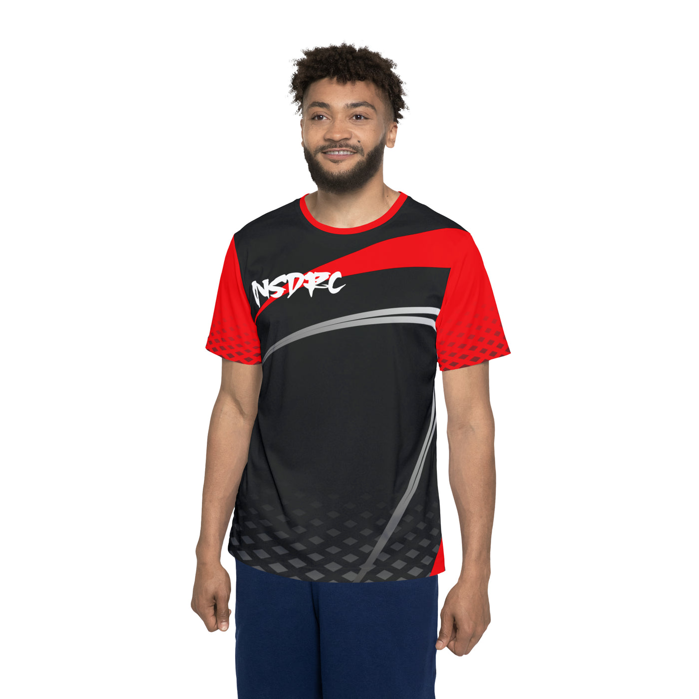 Men's Sports Jersey Red black grey Buggy