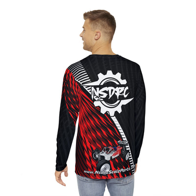 Red pattern Long Sleeve Shirt Buggy