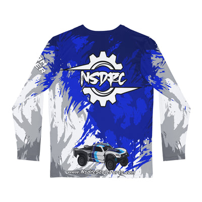 Blue pattern Long Sleeve Shirt 1/5 Losi