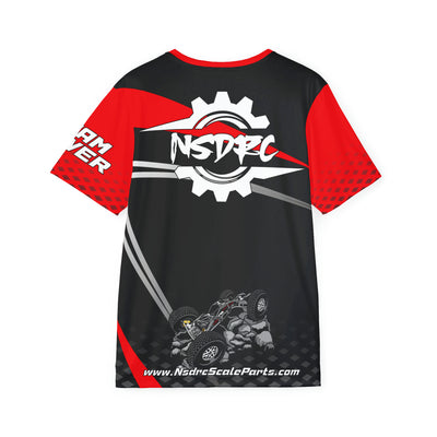 Men's Sports Jersey Red black grey Moa