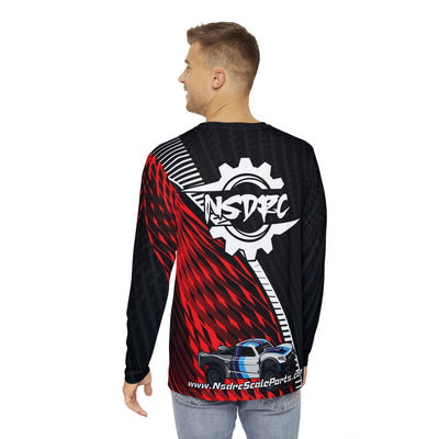 Red pattern Long Sleeve Shirt 1/5 Losi