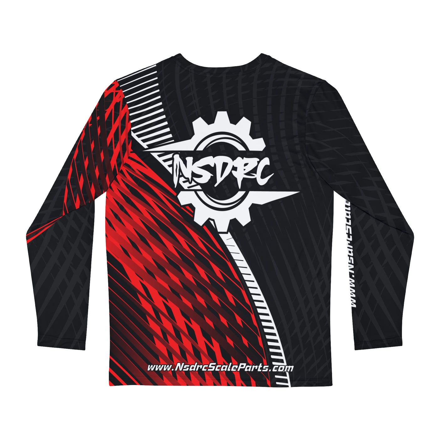 Red pattern Long Sleeve Shirt clean