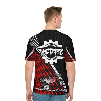 Red pattern Loose Fit T-Shirt (Jersey Like) Buggy