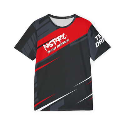 Men's Sports Jersey Red Stripe Moa