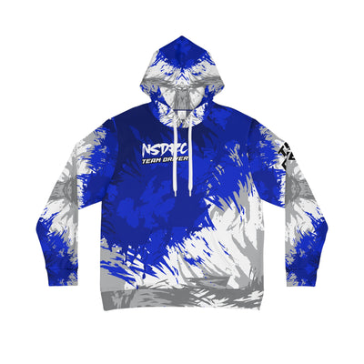 Men's Hoodie Blue Pattern NSDRC Logo
