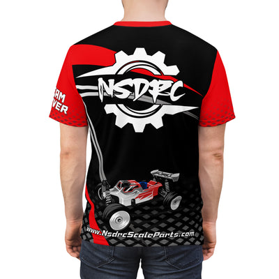 Red Black grey pattern T-Shirt Buggy TD