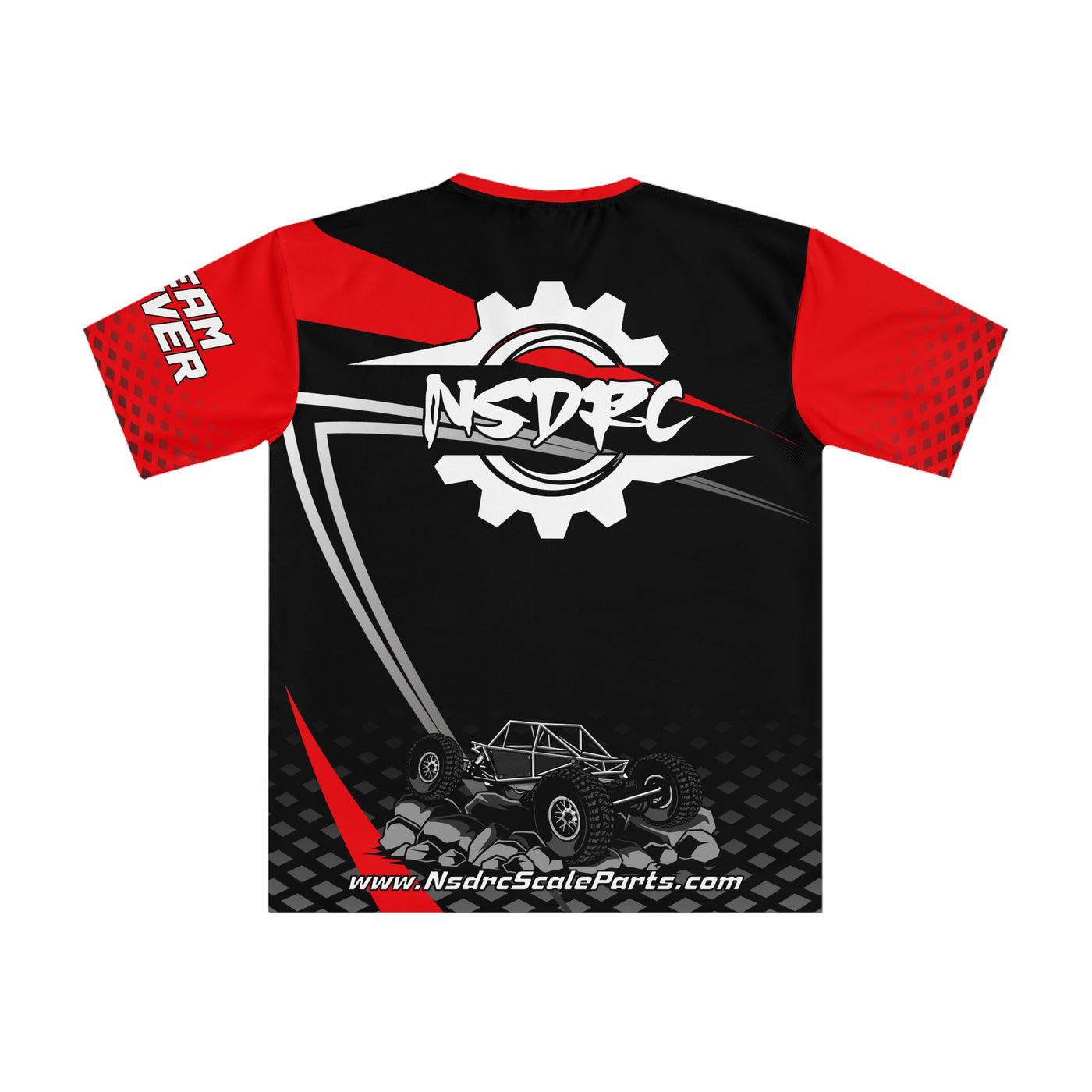 Red Black grey pattern Loose Fit T-Shirt (Jersey Like) Class 3