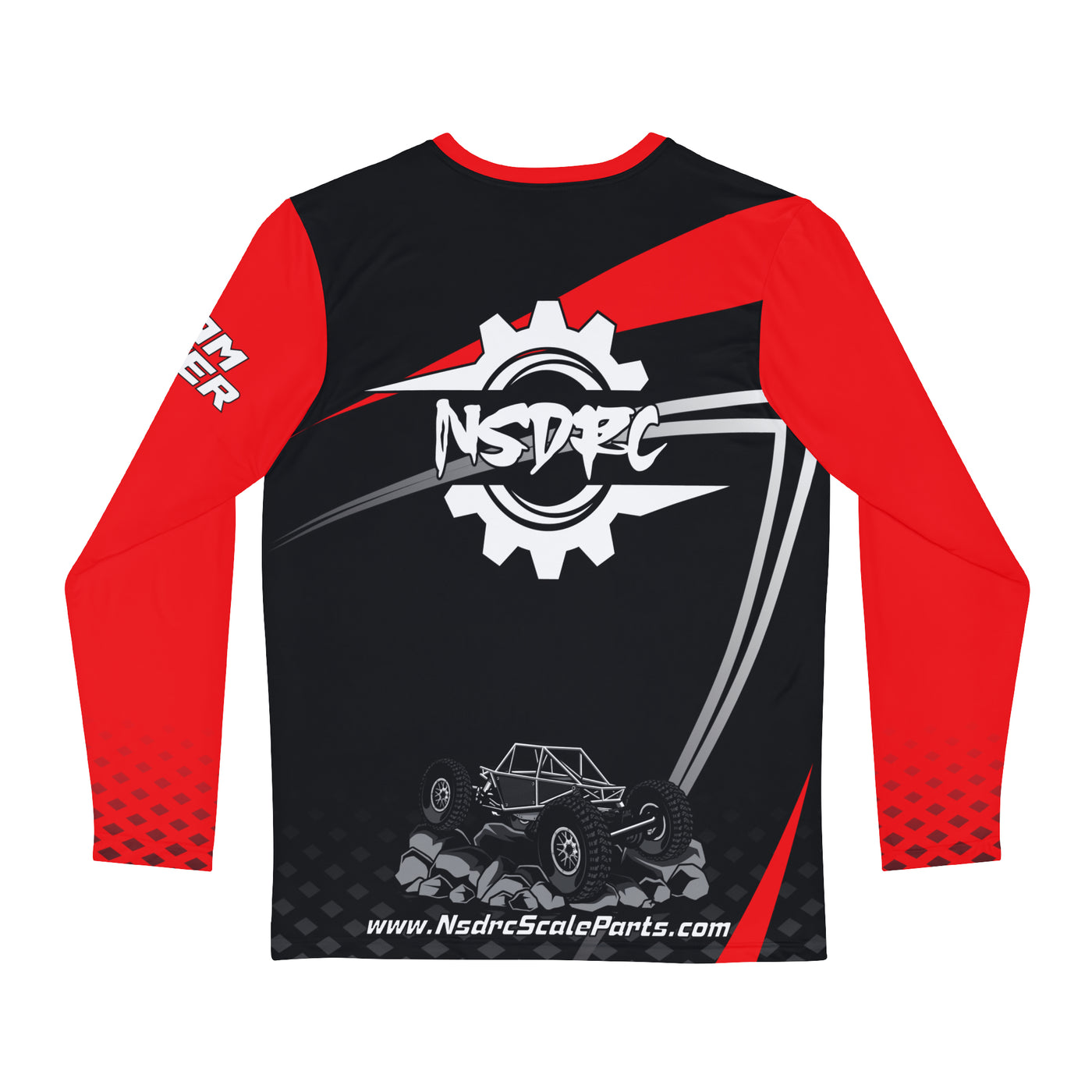 Red black grey pattern Long Sleeve Shirt Class 3