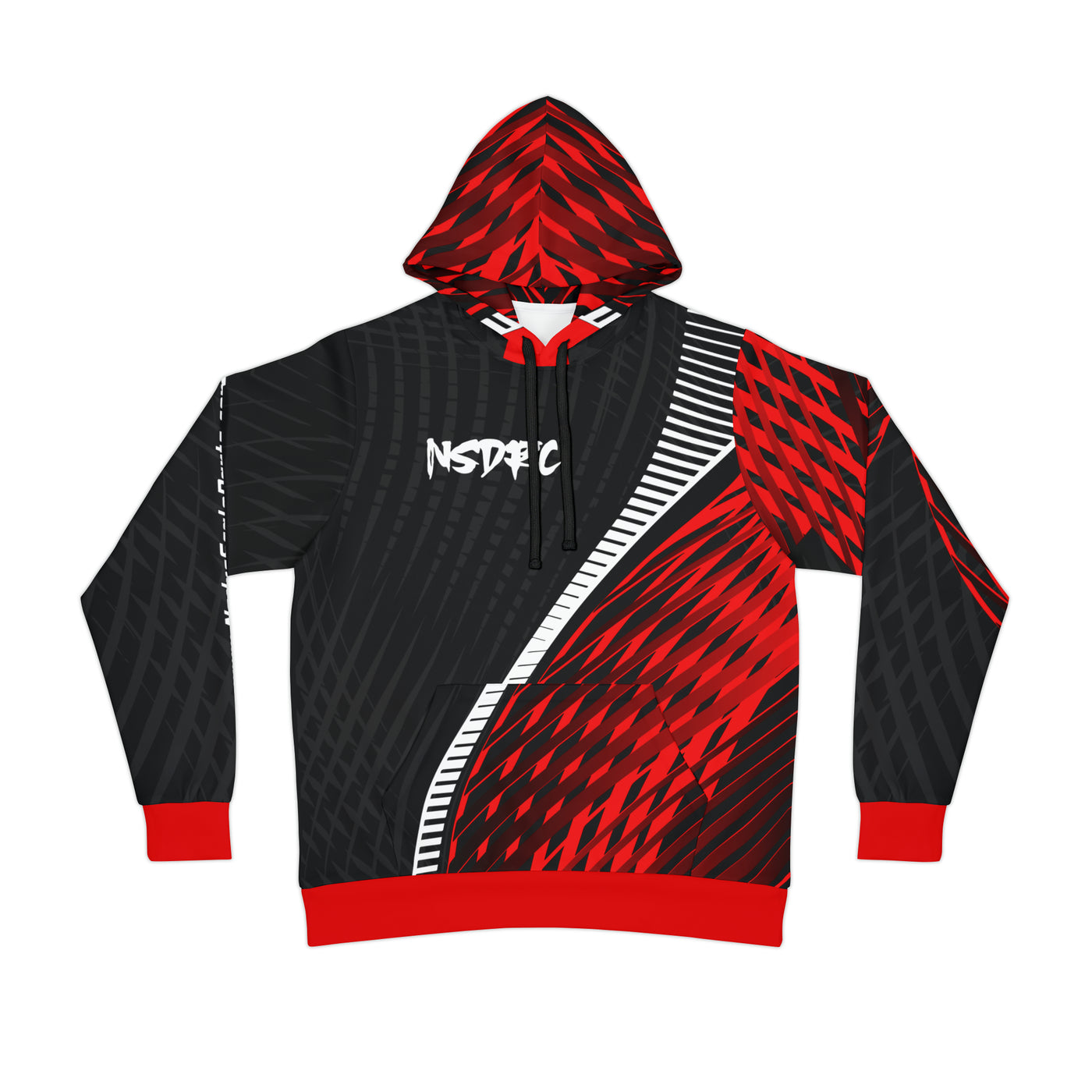 Red Pattern Athletic Hoodie Class 2