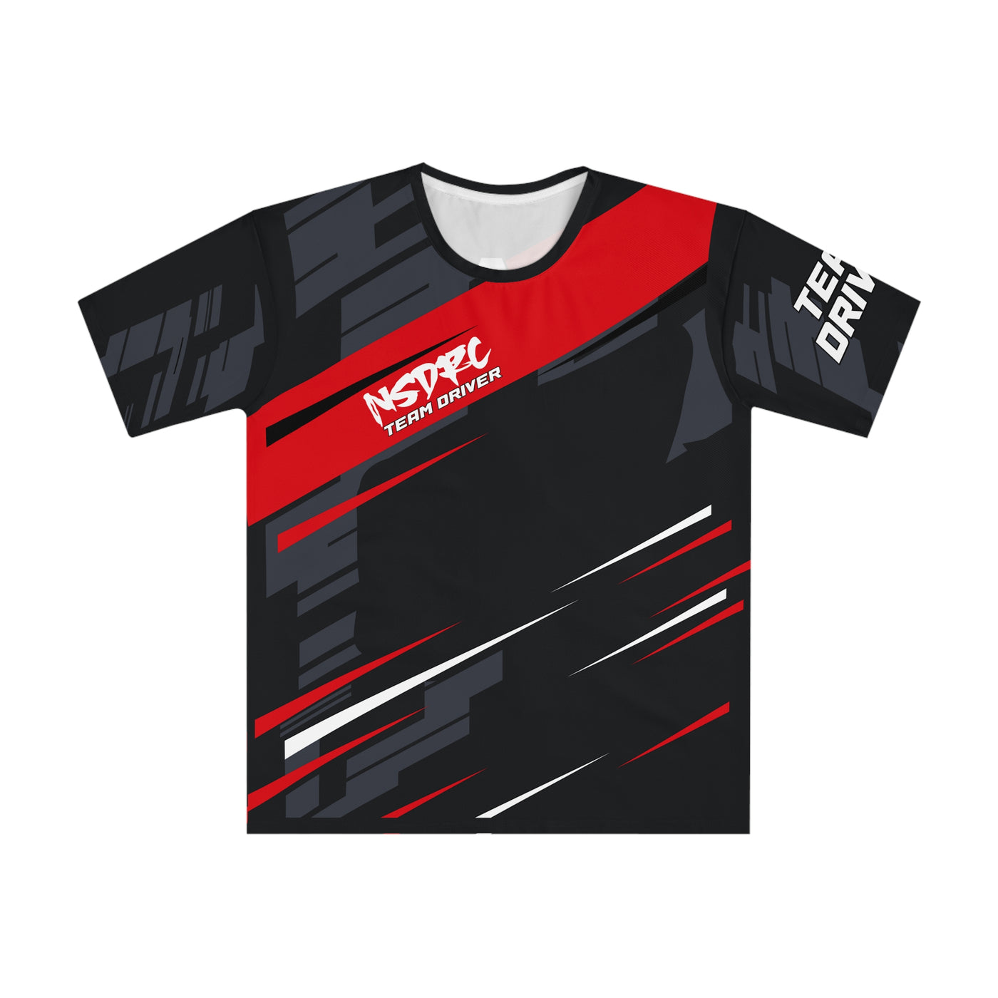 Red Stripe pattern Loose Fit T-Shirt (Jersey Like) 1/5 Losi