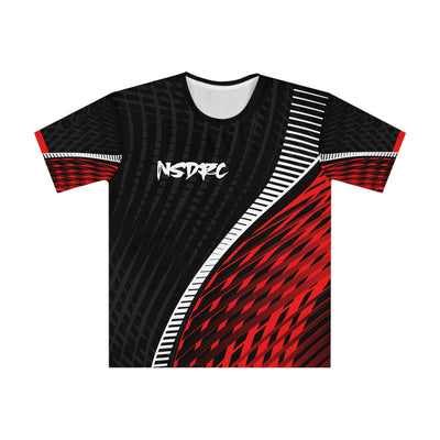 Red pattern Loose Fit T-Shirt (Jersey Like) clean