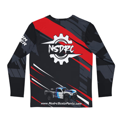 Red stripe pattern Long Sleeve Shirt 1/5 Losi