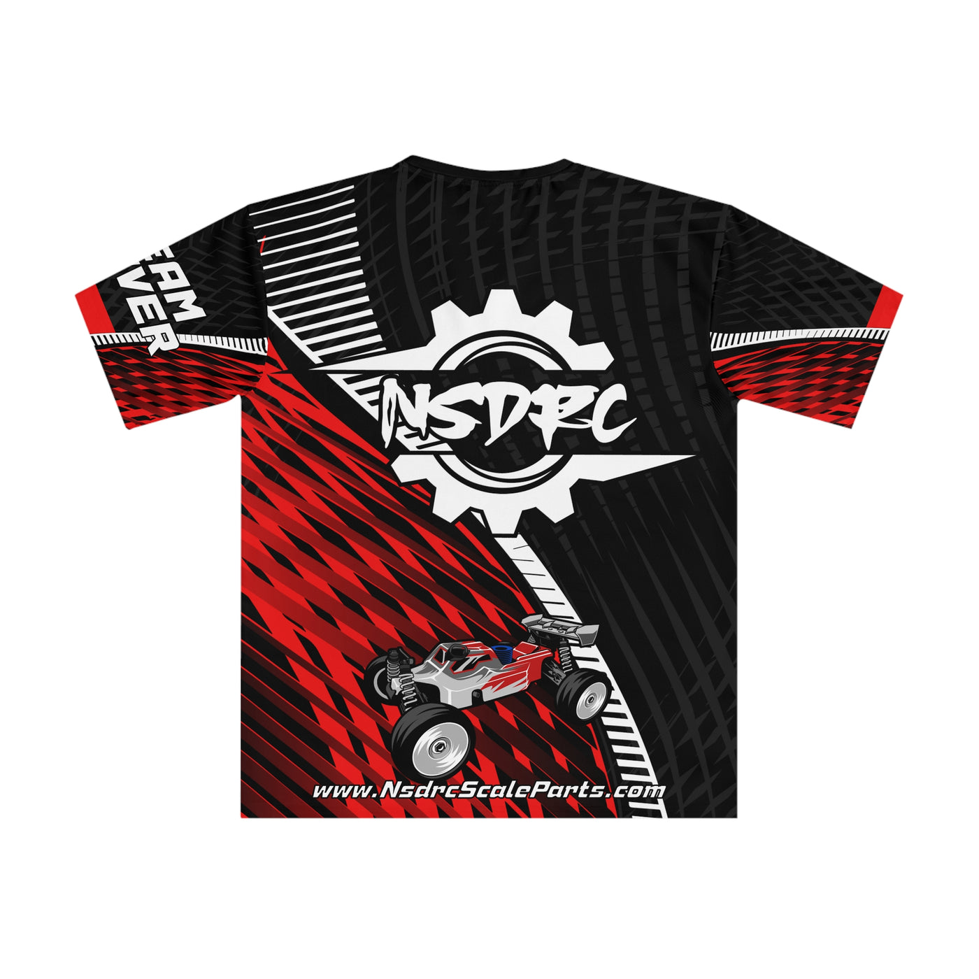 Red pattern Loose Fit T-Shirt (Jersey Like) Buggy