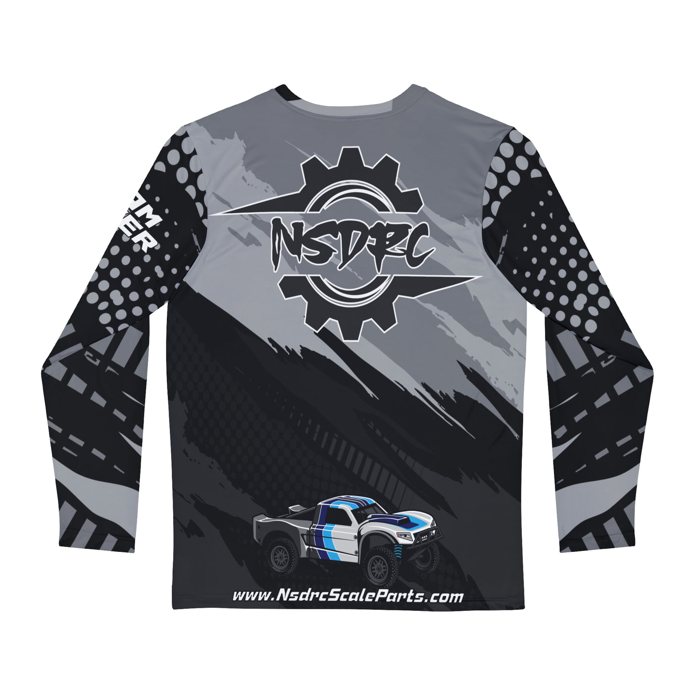 Black pattern Long Sleeve Shirt 1/5 Losi