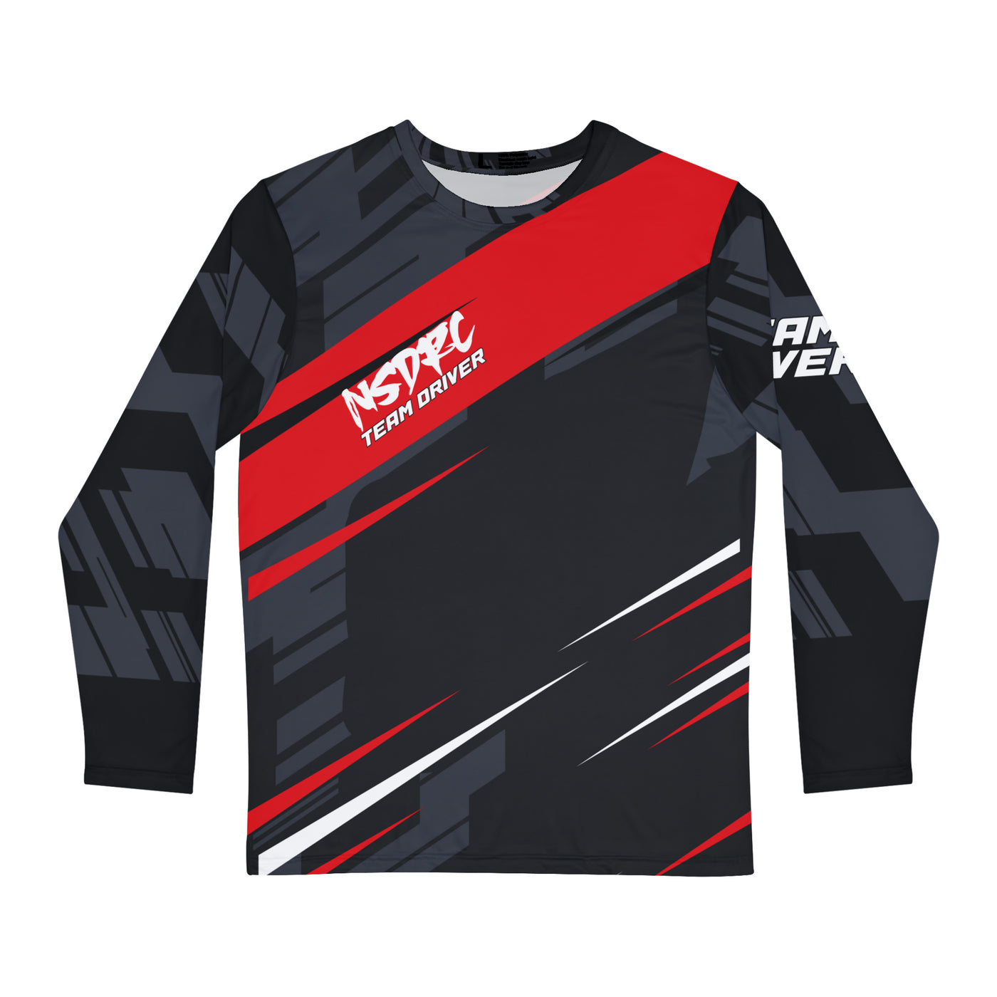 Red stripe pattern Long Sleeve Shirt 1/5 Losi