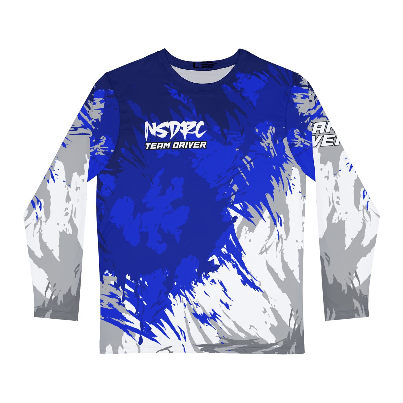 Blue pattern Long Sleeve Shirt 1/5 Losi