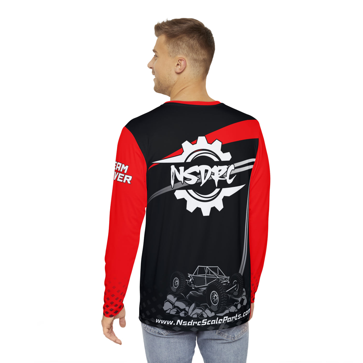 Red black grey pattern Long Sleeve Shirt Class 3