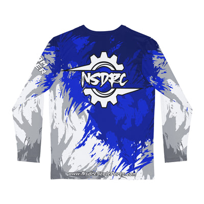 Blue pattern Long Sleeve Shirt clean