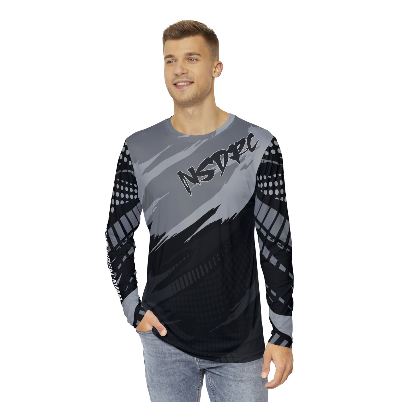 Black pattern Long Sleeve Shirt Class 3