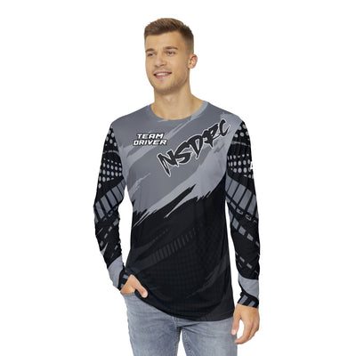 Black pattern Long Sleeve Shirt Moa