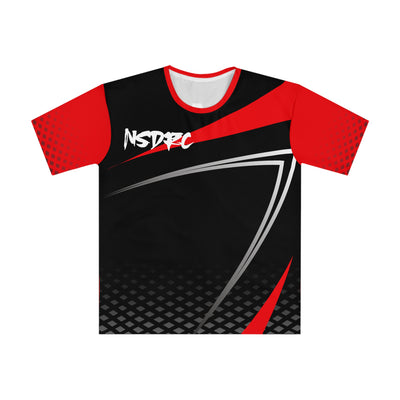 Red Black grey pattern Loose Fit T-Shirt (Jersey Like) Class 2