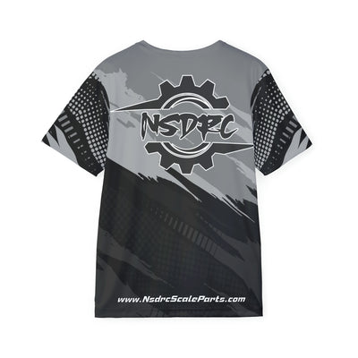 Men's Sports Jersey Black pattern clean