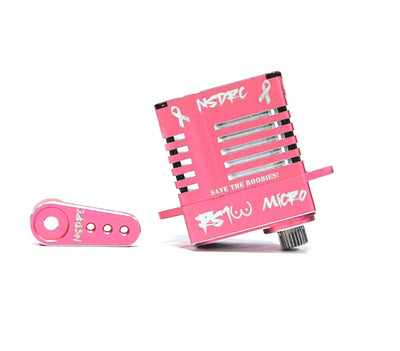 🎀 Pink RS100 Micro Servo & Matching Aluminum Horn Breast Cancer Awareness Edition 🎀