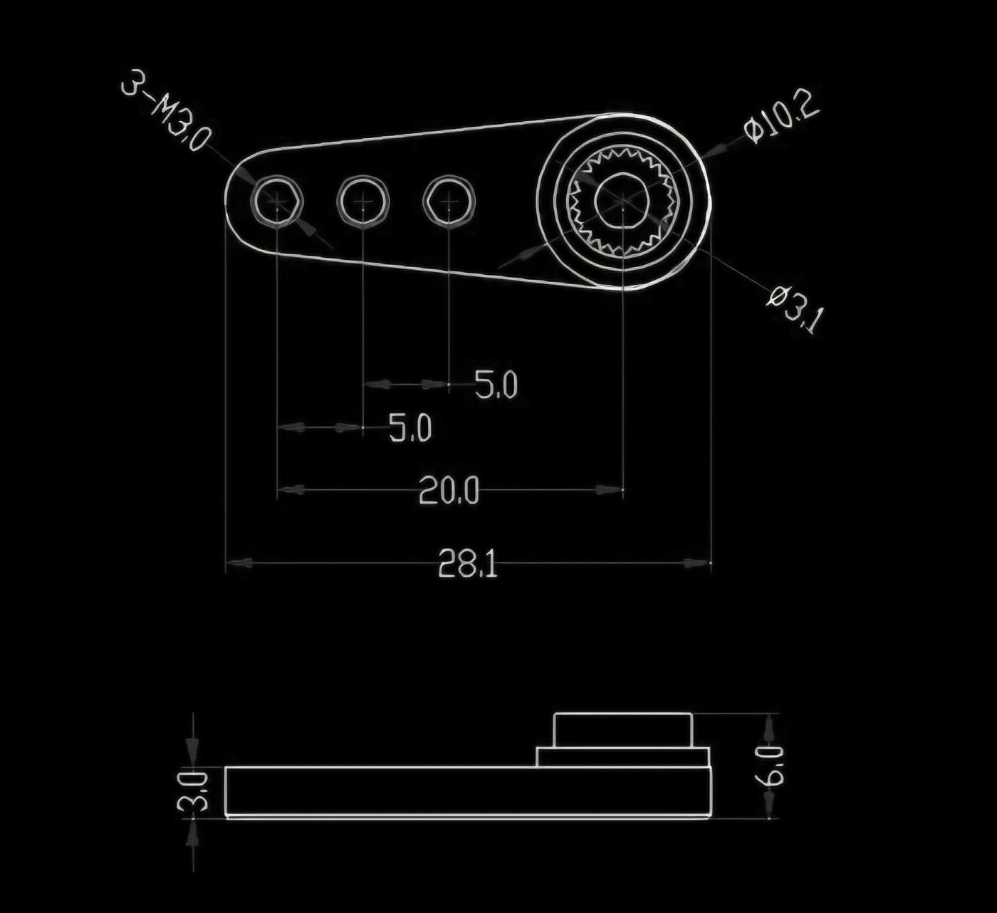 20mm Non-Clamping Monster Horn