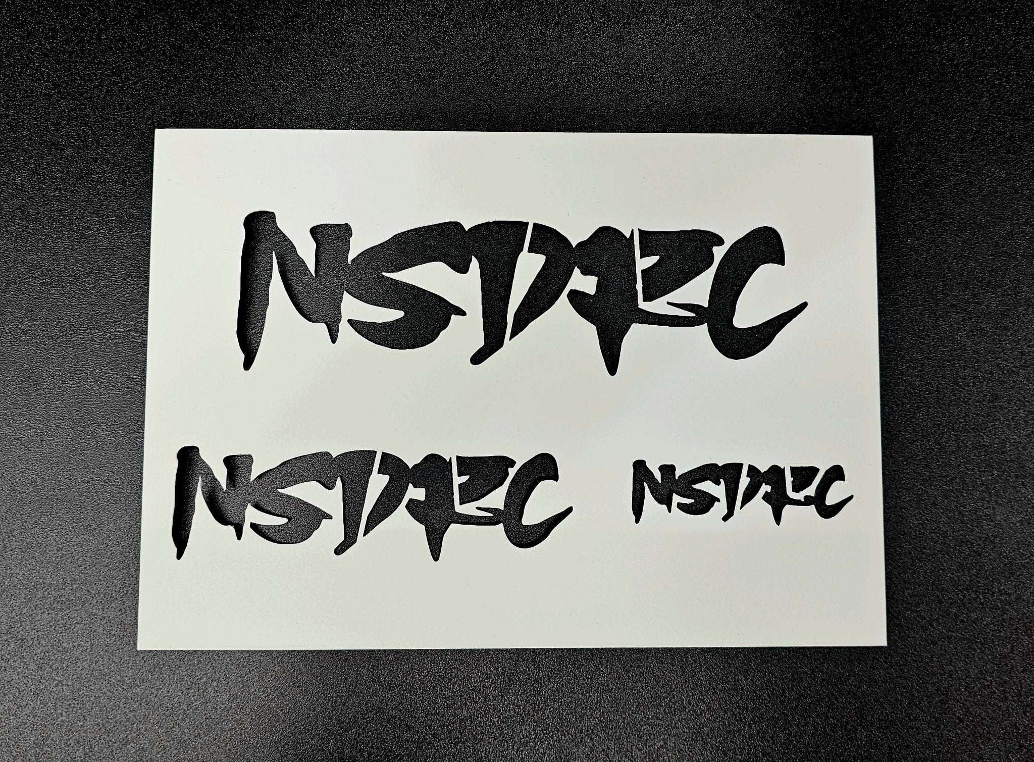 Nsdrc Logo Stencil - No Superior Designs Rc LLC