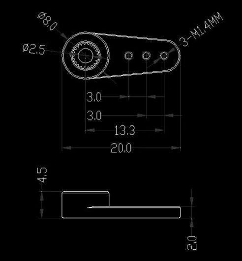 20 Cavetti Prolunga Micro Servo 12cm 1,25mm 3 Pin SH - CORAX&reg; Maschio-femmina RC