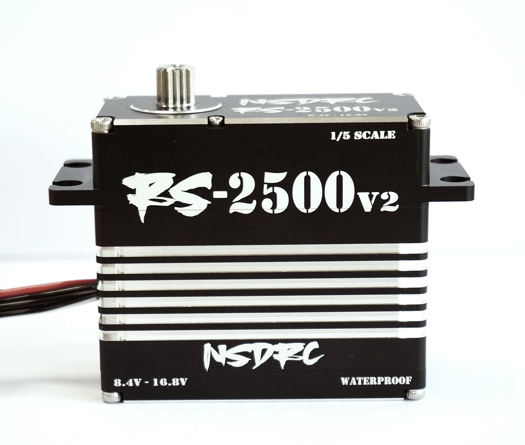 RS2500 V2 1/5 Insane Torque Servo – No Superior Designs RC